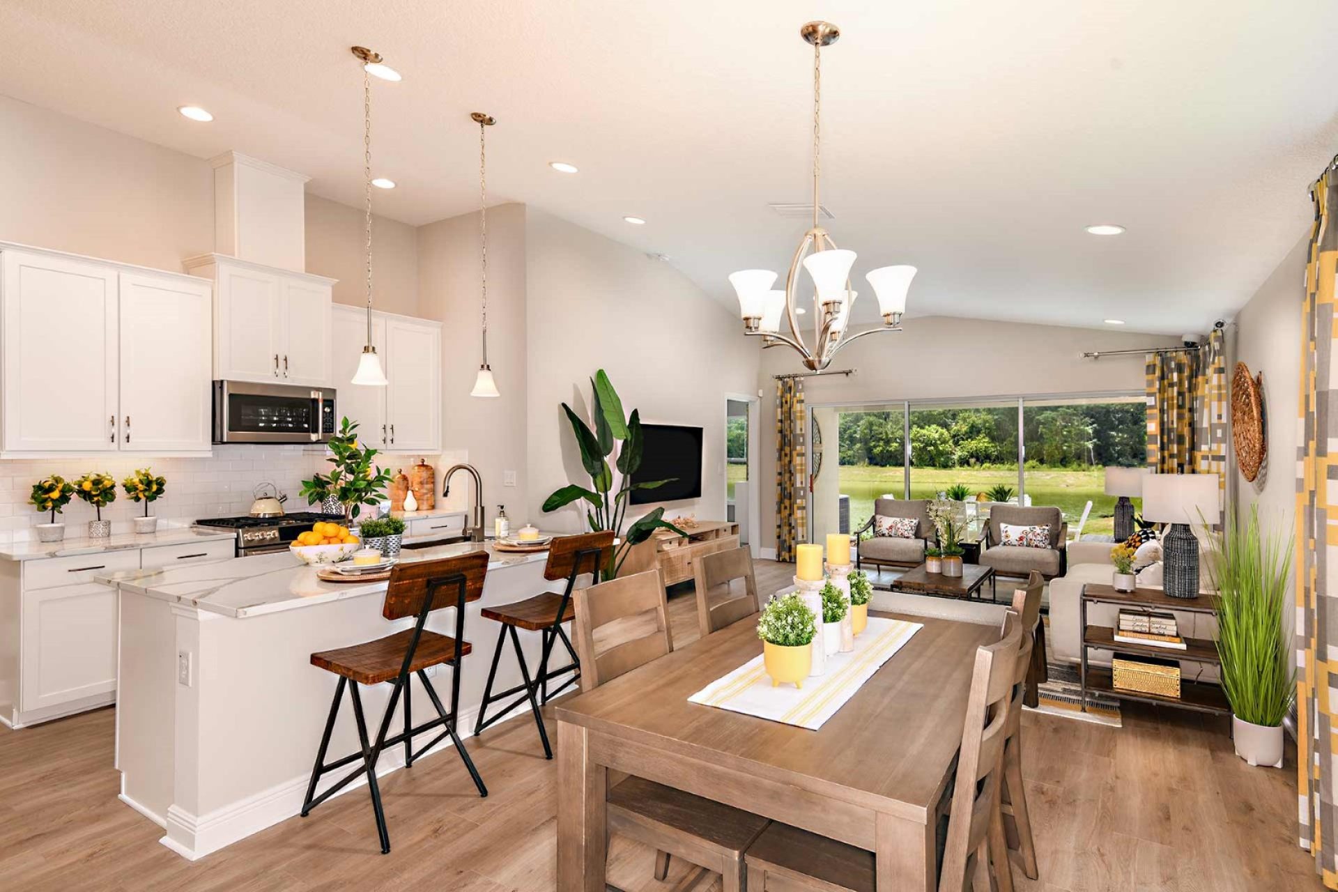 Kitchen and Grand Room  |  Bridgeport at Crosswind Point