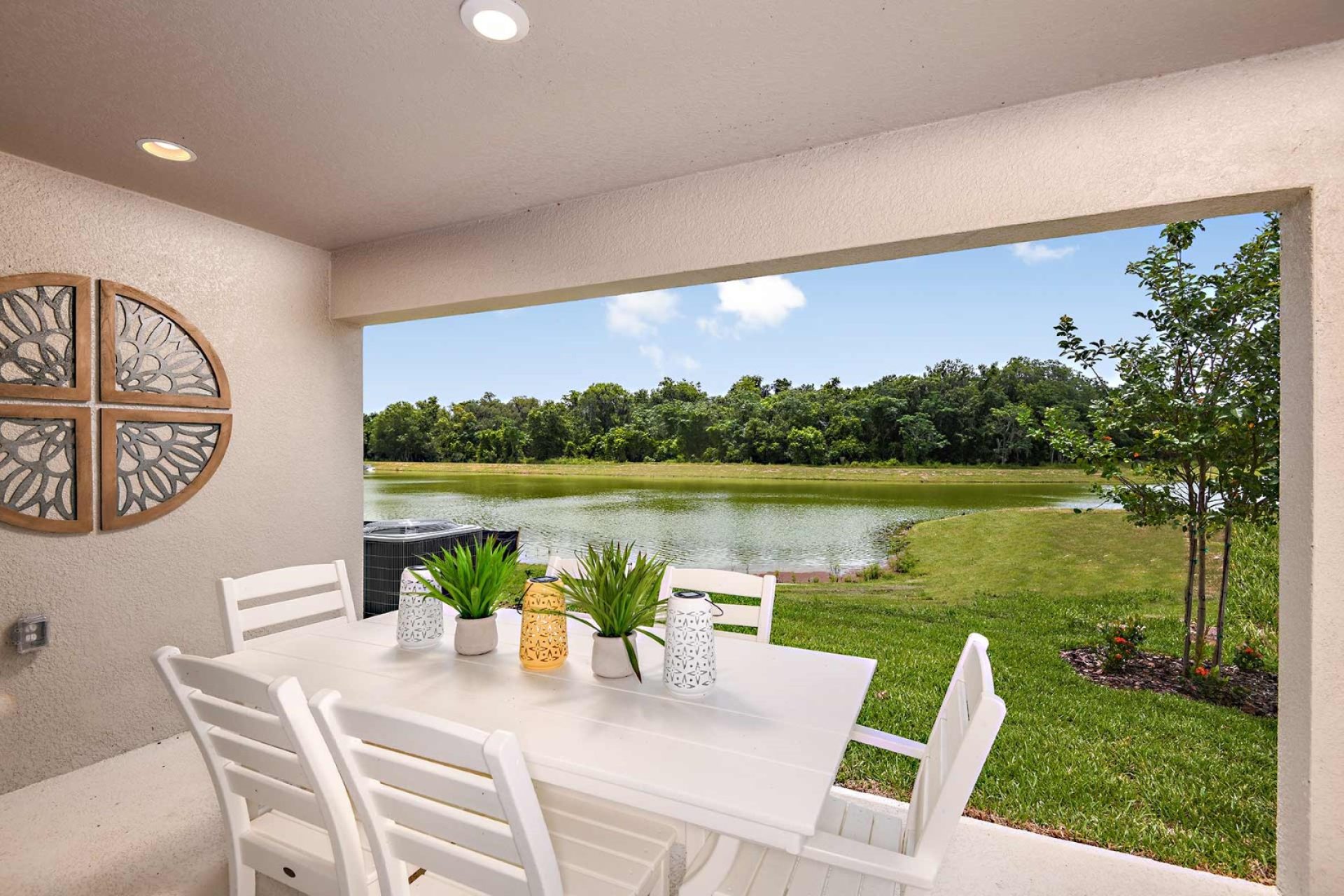 Covered Lanai  |  Bridgeport at Crosswind Point