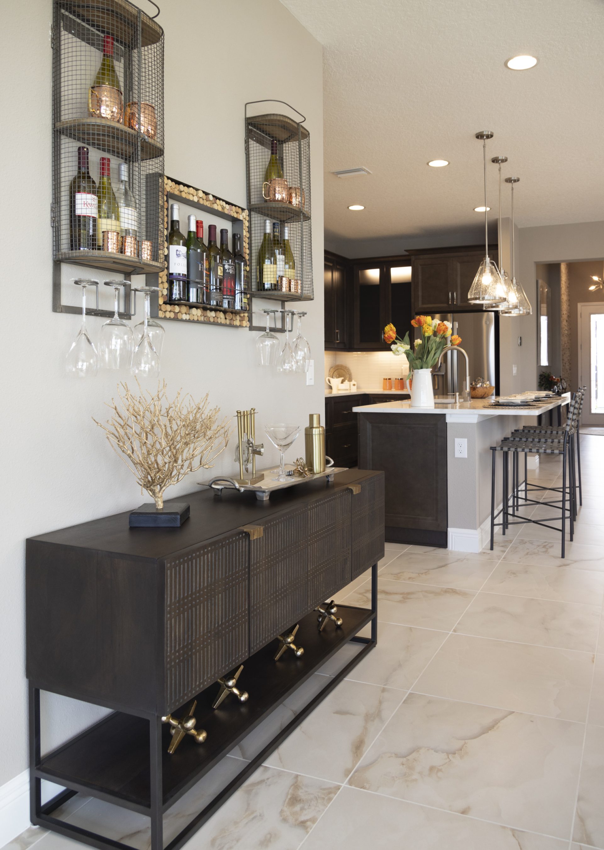 Foyer overlooking Gourmet Kitchen - Sandpiper Crosswind Ranch