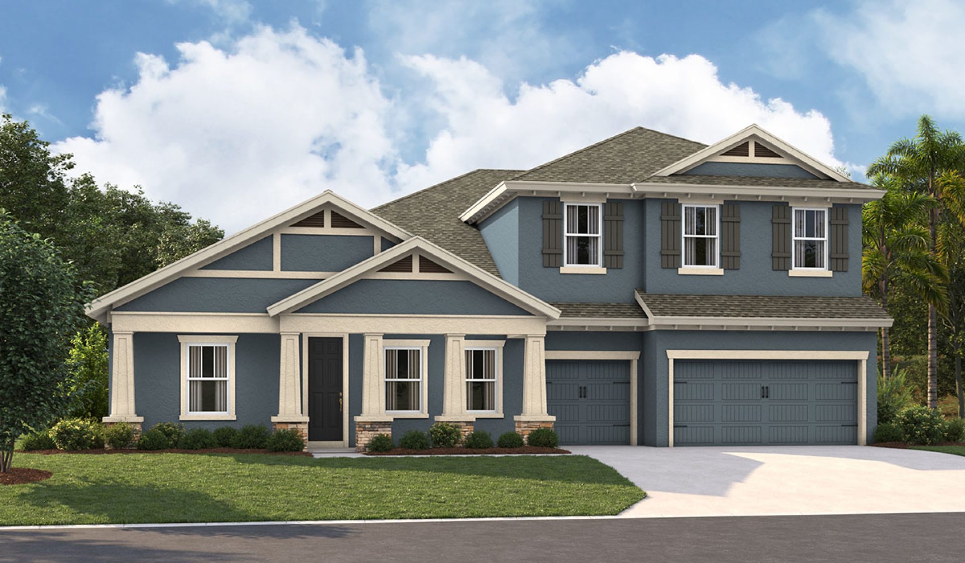 Key West II-68-5-Shingles-Craftsman-B-CRT4-Gen3-elev_IND web